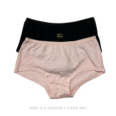 Teenager Panty for Girls Size 4-5 (2pcs Set): Design 1